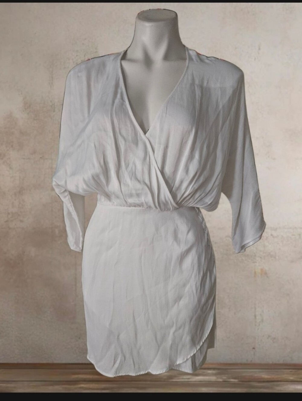 Zara Crossover V-neckline and a Draped Wrap Skirt XS